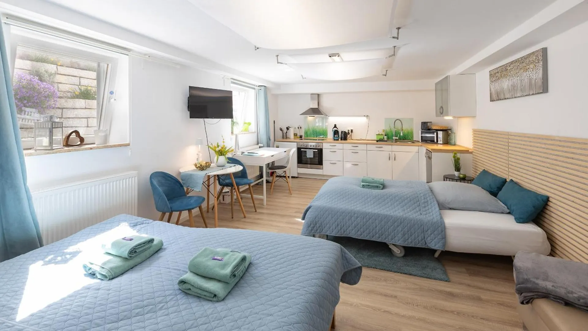Appartement Ruhig Top Mod Studio Appartement,Privater Eingang Oberhaching Duitsland